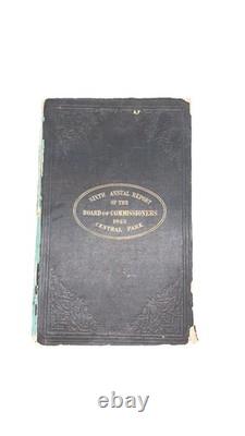 1863 Central Park Board Of Commissioners Report No Foldouts