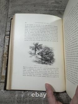 1869 Antique History Book A Description of the New York Central Park Illus