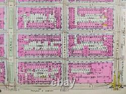1916 METROPOLITAN CLUB CENTRAL PARK MANHATTAN NEW YORK CITY Street Map 59th-65th