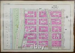 1916 UPPER WEST SIDE CENTRAL PARK MANHATTAN NEW YORK CITY Street Map W95TH-100TH