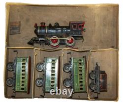 1920's Bing US-Market New York Central Lines Clockwork Train Set with Box