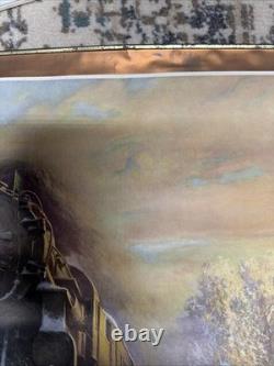 1925 Nyc Railroad Print Walter L Greene When Winter Comes