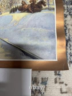 1925 Nyc Railroad Print Walter L Greene When Winter Comes