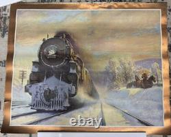 1925 Nyc Railroad Print Walter L Greene When Winter Comes