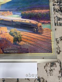 1928 Nyc Railroad Print Walter L Greene Westward Bound In The Mohawk Valley