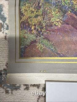 1928 Nyc Railroad Print Walter L Greene Westward Bound In The Mohawk Valley