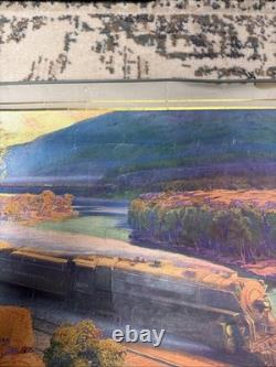 1928 Nyc Railroad Print Walter L Greene Westward Bound In The Mohawk Valley