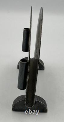 1940's New York Central Railroad Menu and Pen Holder Silver Rare