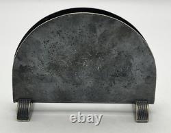 1940's New York Central Railroad Menu and Pen Holder Silver Rare