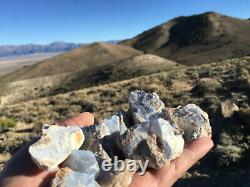 20 acre Gem Blue Chalcedony deposit Mining Claim central NV near Austin Gemstone