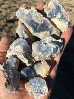 20 acre Gem Blue Chalcedony deposit Mining Claim central NV near Austin Gemstone