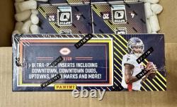 24 DONRUSS OPTIC FOOTBALL HOBBY RETAIL BOX? 6 RC QBs HISTORY? DOWNTOWN/UPTOWNS