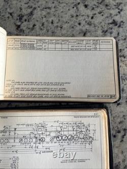 2- 1940s NY Central RR Steam Locomotives Cars Shop Books Blueprints Spec Diagram