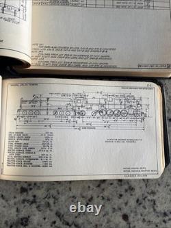 2- 1940s NY Central RR Steam Locomotives Cars Shop Books Blueprints Spec Diagram