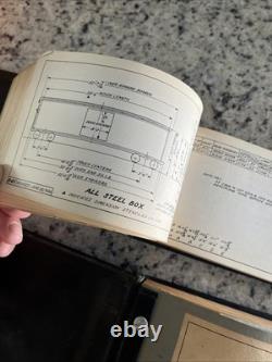 2- 1940s NY Central RR Steam Locomotives Cars Shop Books Blueprints Spec Diagram