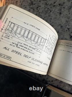 2- 1940s NY Central RR Steam Locomotives Cars Shop Books Blueprints Spec Diagram