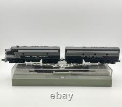 2 RARE NIOB N Bachmann EMD F7 A & B Locomotives New York Central #1873 & #2443