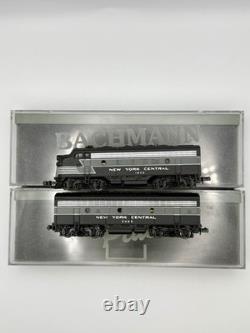 2 RARE NIOB N Bachmann EMD F7 A & B Locomotives New York Central #1873 & #2443