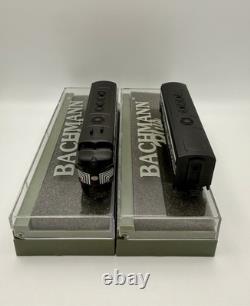 2 RARE NIOB N Bachmann EMD F7 A & B Locomotives New York Central #1873 & #2443