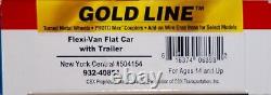 3 Ho Walthers Mark IV Flexi-Van Flat Car New York Central withTwo Trailers ea. NEW