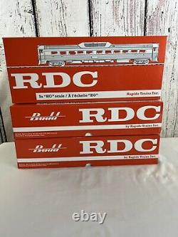 3 x New York Central Railroad RD-1 2 & 3 Rapido Budd LOT Sound DCC HO $975 MSRP