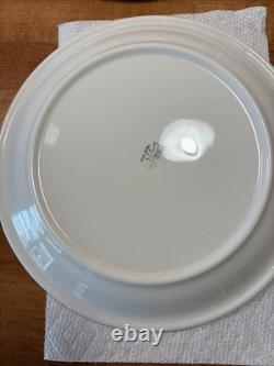 4 NEW YORK CENTRAL RAILROAD NYC SYRACUSE China MOHAWK Salmon Dinner Plate 10 1/8