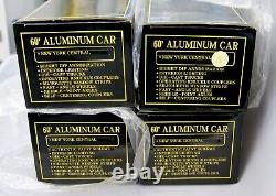 4 Rare WEAVER New York Central 60' ALUMINUM PASSENGER CARS ADD-ON, NOS, L-5220