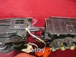 American Flyer 321 New York Central Steam Locomotive and Tender RUNS AND SMOKES