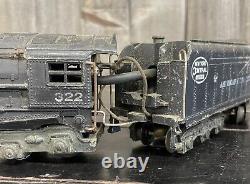 American Flyer 322 Locomotive 4-6-4 & New York Central Coal Car Untested 1940s S