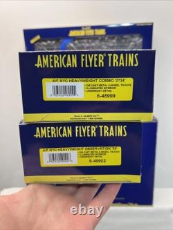 American Flyer 6-48990 New York Central 4 Car Heavyweight Passenger Set NYC LN