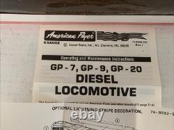 American Flyer S Gauge 4-8552 New York Central GP-9 Diesel Locomotive NIB