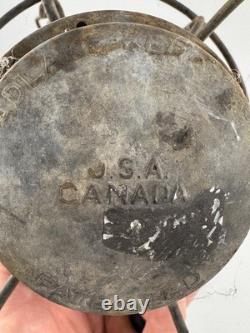 Antique Adlake Kero Railroad Lantern Red Globe New York Central System Kerosene