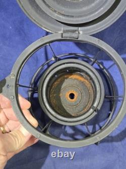 Antique DRESSEL Arlington NJ NYCS New York Central Railroad Lantern with Red Globe