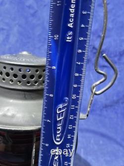 Antique DRESSEL Arlington NJ NYCS New York Central Railroad Lantern with Red Globe
