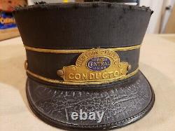 Antique New York Central System Conductor Hat Cap NYC Railroad RR