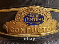 Antique New York Central System Conductor Hat Cap NYC Railroad RR