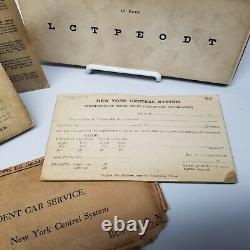 Antique Snellen's Standard Test-Types Vision Test Cards New York Central