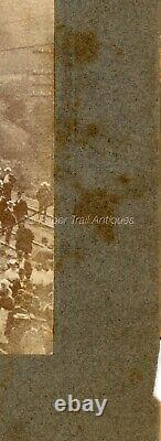 Antique Train Wreck Photograph, New York Central & Hudson River Railroad