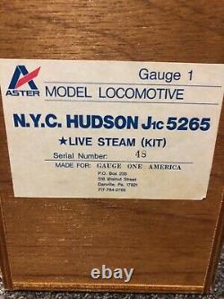 Aster gauge 1 live steam New York Central Hudson J1c 5265