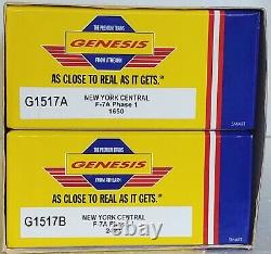 Athearn Genesis G1517A/G1517B HO New York Central Phase 1, F7A 1650, F7B 2423