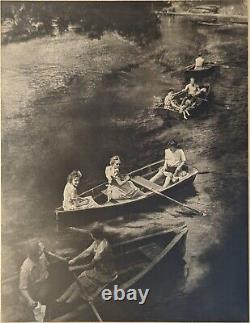 BURTON WOLCOTT Photograph Central Park New York'One Sunday Afternoon' 1950's