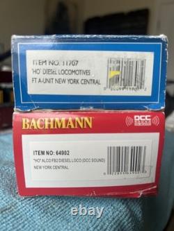 Bachmann New York Central HO FT A & FB2 Diesel locomotives with DCC Sound on B