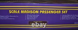 Brand New MTH Madison 5 Car Passenger Set NYC New York Central Green O MT-4005