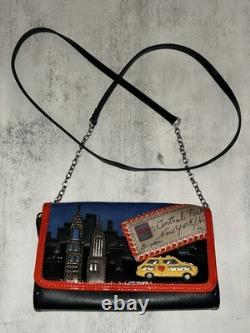 Brighton Rare 3d New York, Central Park, Skyline, Scooter Fashionista Taxi Bag