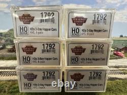 Broadway Limited 1792 HO New York Central NYC Class H2a 3-Bay Hopper (6-pack)