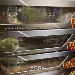 Broadway Limited N NYC 6 Pack 3-Bay Hopper Cars Train 3130