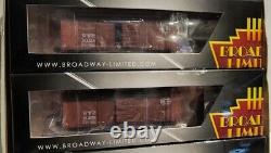 Broadway Limited N Scale Steel Box Car NYC 4 Pack #3403