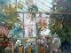 Central New York Greenhouse Original Oil On Canvas 18x24 In. Hall Groat Sr