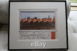 Christo Javacheff -The Gates Project for Central Park New York 2003 -FRAMED