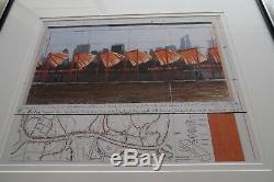 Christo Javacheff -The Gates Project for Central Park New York 2003 -FRAMED